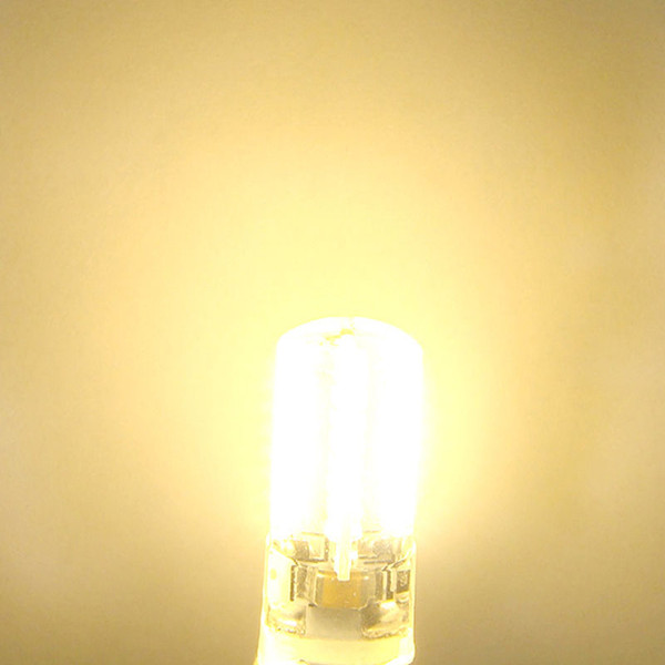 2pcs/lot g9 dimmable 80 led 3014 smd white warm white silicone crystal corn lights home lamp bulb 220v 240v