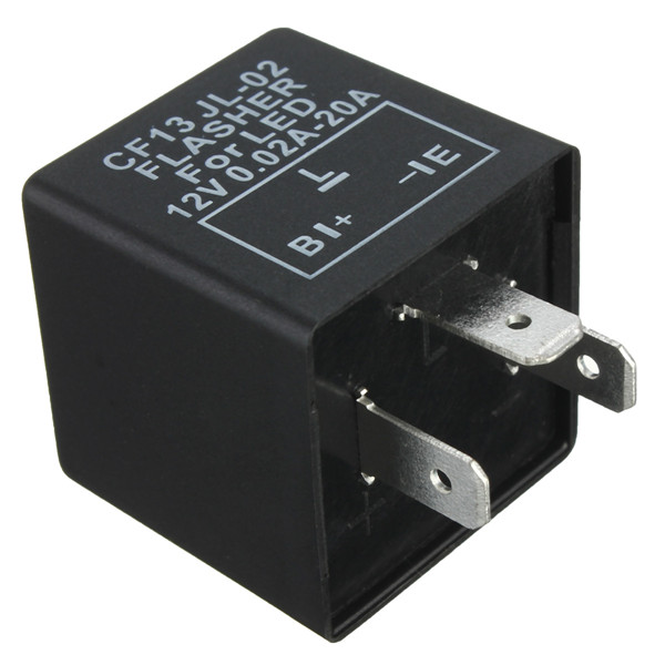 3 pin electronic flasher relay module cf13 fix led turn signal motorcycle light error fast flasher