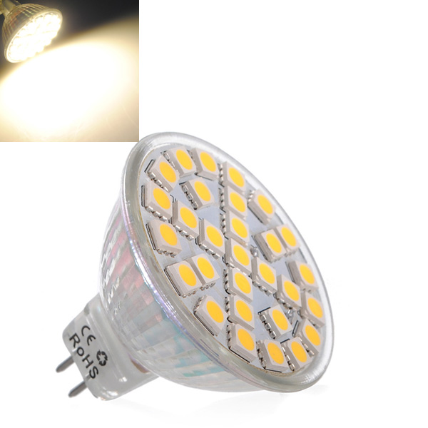 3pcs/lot mr16 29 smd 5050 led pure white warm white energy saving spotlight bulb spot lights home lamp 220v