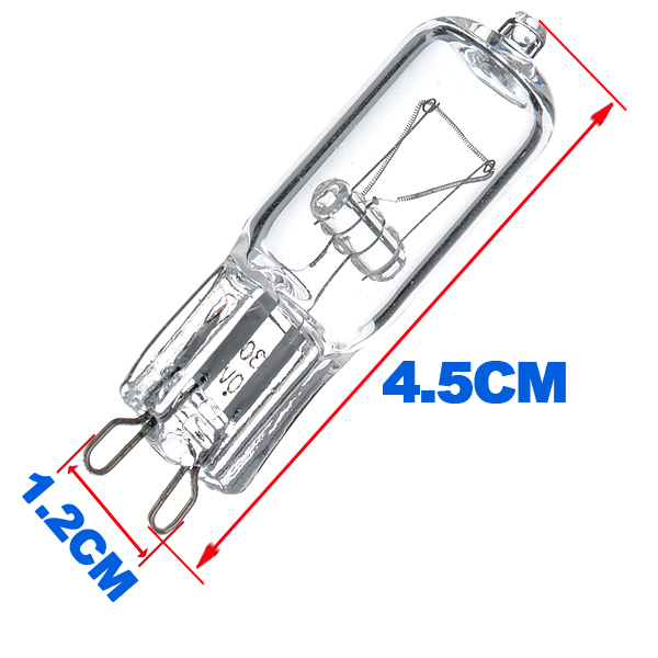 40w g9 halogen lamp bulb 220v capsule clear warm white lights 220v