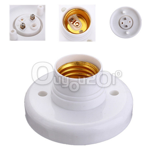 4pcs/lot e27 screw base round light bulb lamp socket holder adapter 4pcs/lot e27 screw base round light bulb lamp socket holder adapter