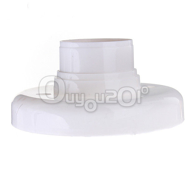 4pcs/lot e27 screw base round light bulb lamp socket holder adapter
