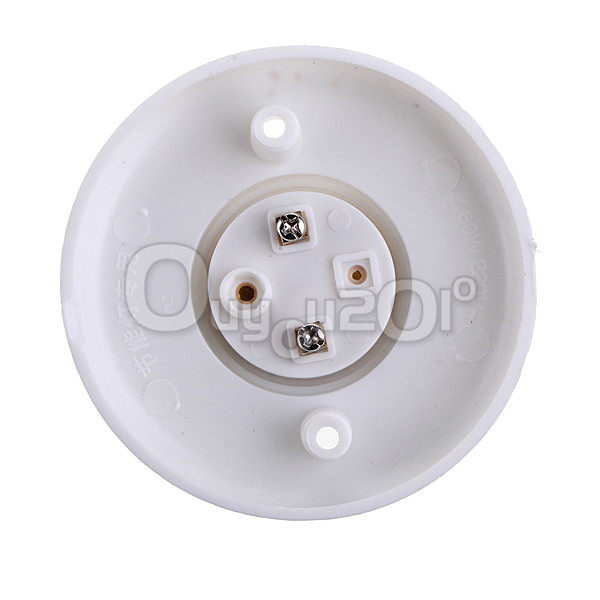 4pcs/lot e27 screw base round light bulb lamp socket holder adapter