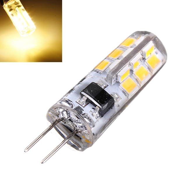 4x g4 1w 24 led 2835 smd cool white warm white energy saving silicone car auto cabinet light lamp bulb 220v