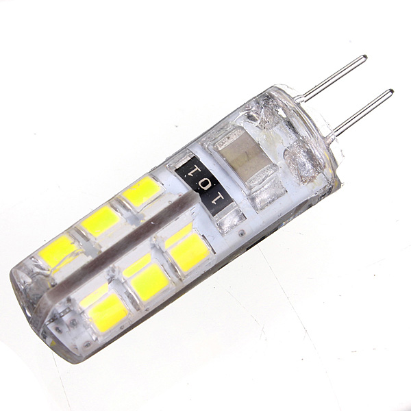4x g4 1w 24 led 2835 smd cool white warm white energy saving silicone car auto cabinet light lamp bulb 220v