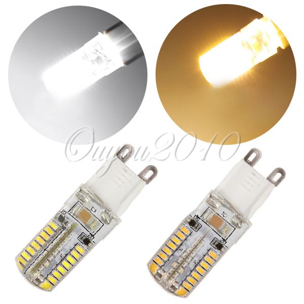4x g9 silica gel 5w 64 led 3014 smd warm white cool white energy saving light lamp bulb 85-265v for living room