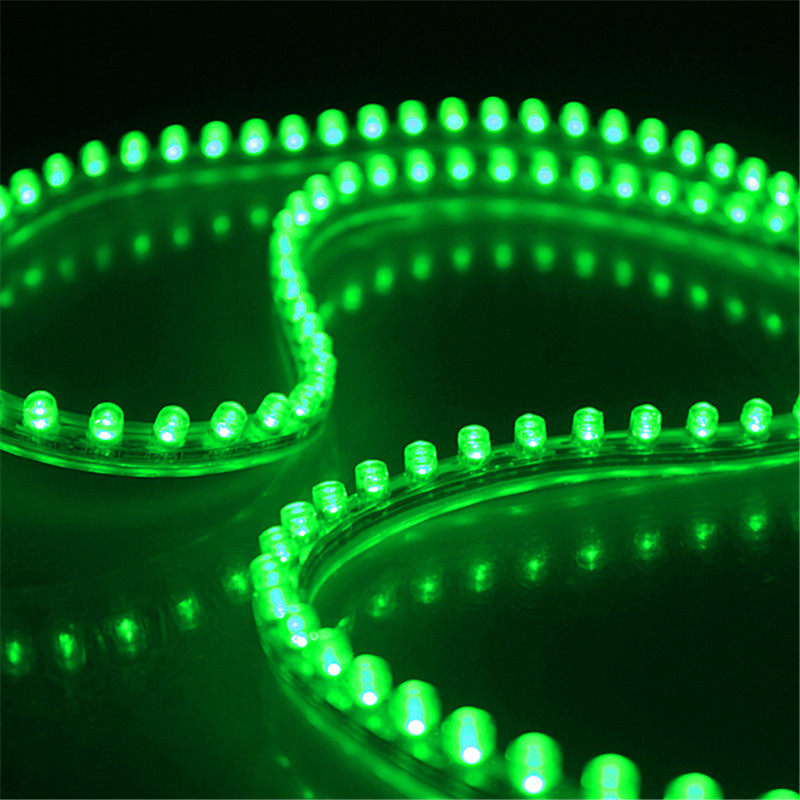 5colors 120 led 120cm strip aquarium fish tank car light lamp submersible waterproof with dc12v power adapter