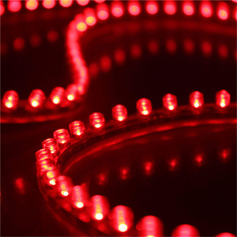5colors 120 led 120cm strip aquarium fish tank car light lamp submersible waterproof with dc12v power adapter