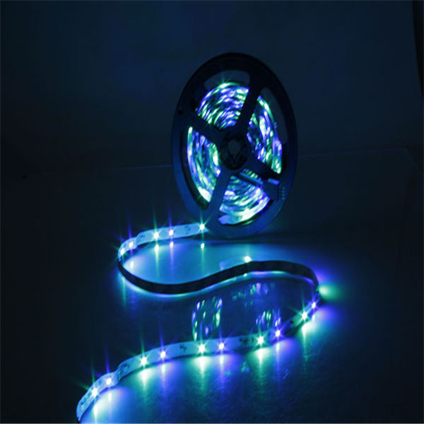 5m 300 led 5050 rgb smd 60led/m non waterproof flexible strip light tape dc12v with 44keys remote controller