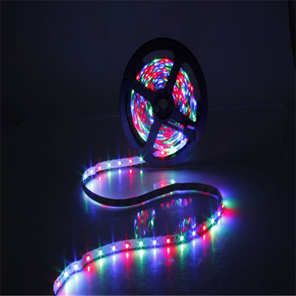 5m 300 led 5050 rgb smd 60led/m non waterproof flexible strip light tape dc12v with 44keys remote controller