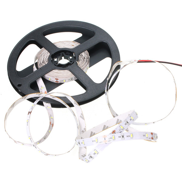 5m 3014 smd 300 led non waterproof flexible strip tape light 60led/m lamp pure white dc12v