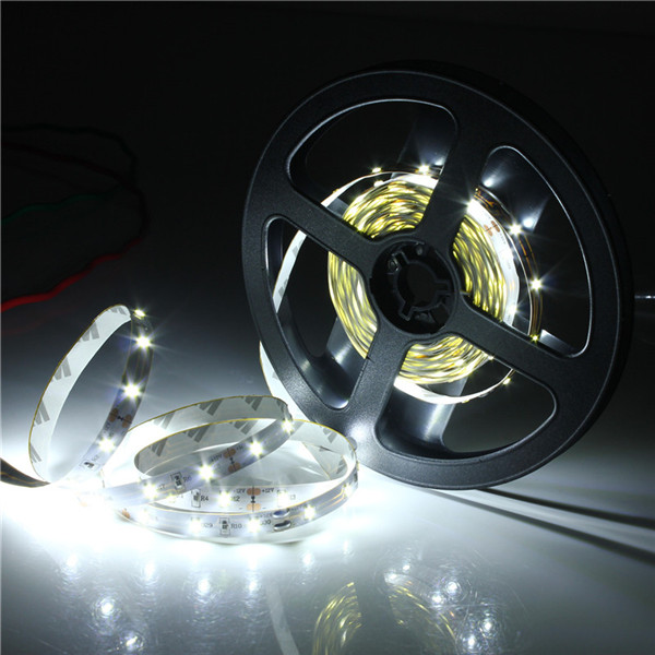 5m 3014 smd 300 led non waterproof flexible strip tape light 60led/m lamp pure white dc12v