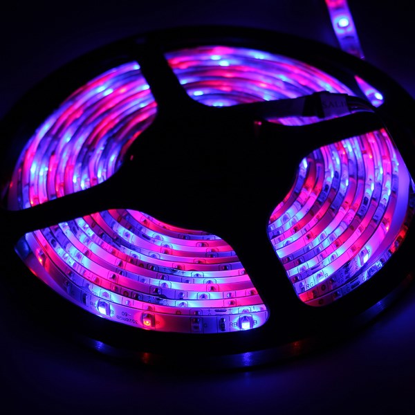 5m 3528 smd rgb 300 led strip flexible waterproof light with 44key remote controller dc12v