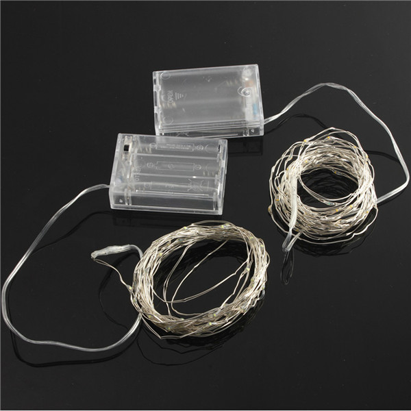 5m 50 led string fairy light battery operated xmas party home decoration warm white cold white