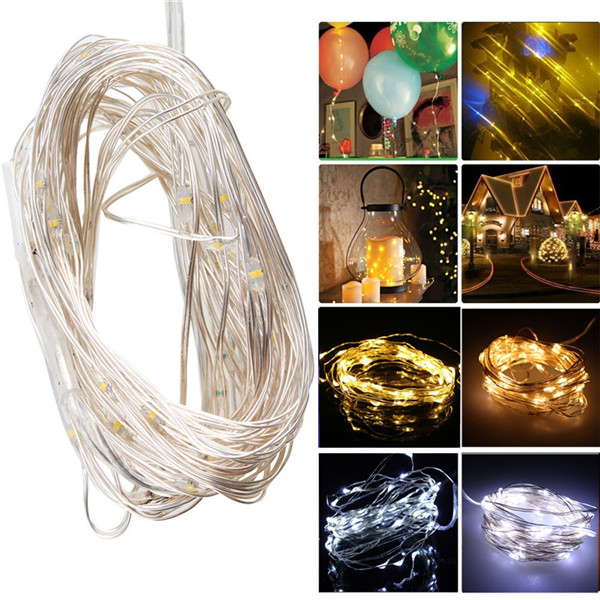 5m 50 led string fairy light battery operated xmas party home decoration warm white cold white
