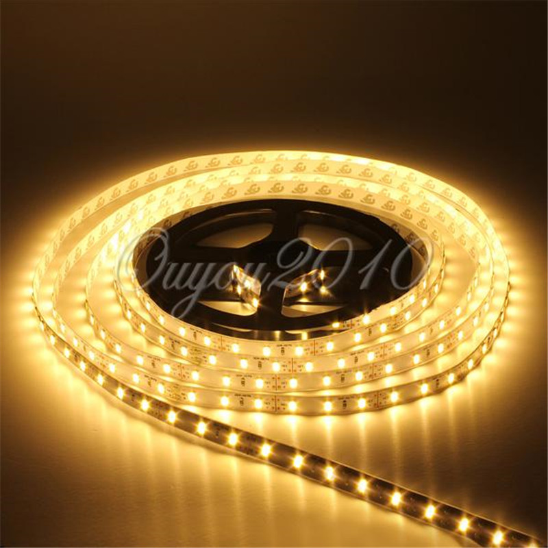 5m 5630 smd 300 led strip flexible non-waterproof light 1200-1500 lumen warm white pure white dc12v