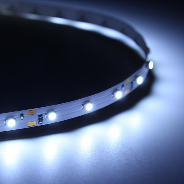 5m flexible 3528 smd 300 led strip light white 60 led/m non-waterproof lighting dc12v