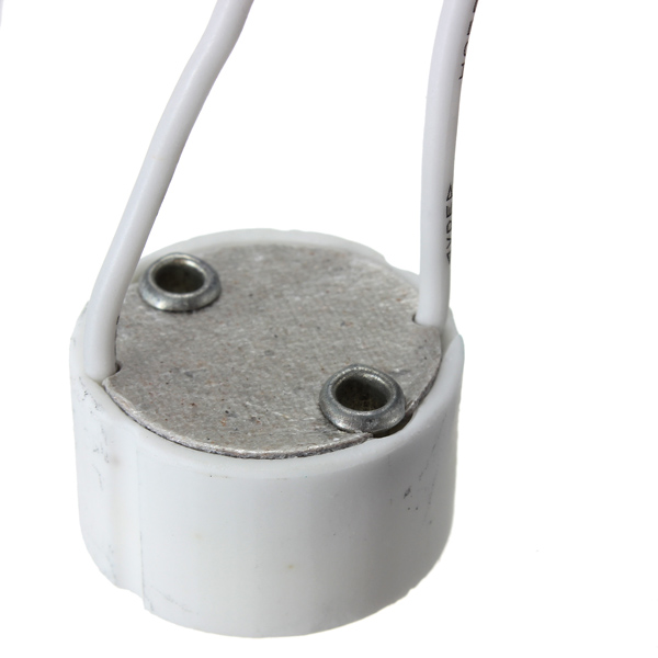 5pcs/lot led strip connector gu10 socket for halogen ceramic light bulb lamps holder base wire jack