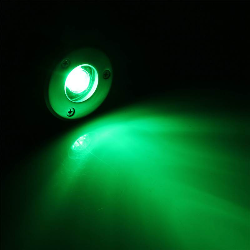 5w led outdoor in ground garden pool fountain spotlight waterproof landscape light lamp bulb 85-265v