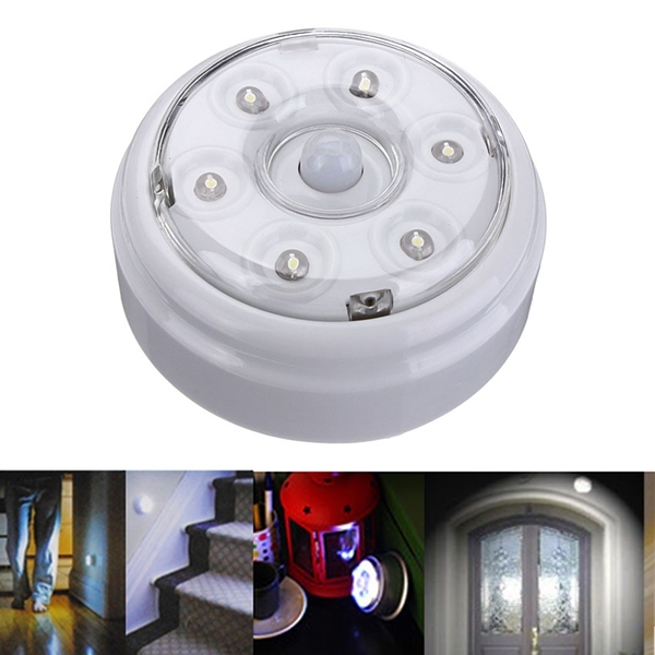 6 led wireless infrared pir auto sensor motion detector battery powered door wall light lamp 6 led wireless infrared pir auto sensor motion detector battery powered door wall light lamp