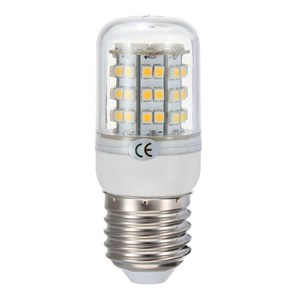 60 smd 3528 led light e27 spotlight bulb lamp warm white 200v-240v with transparent cover