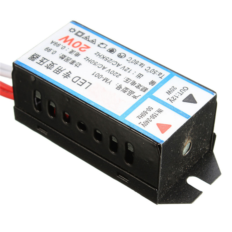 ac 220v to12v electronic transformer 20w led driver power supply for 12v mr11 mr16 g4 led lamp bulbs ac 220v to12v electronic transformer 20w led driver power supply for 12v mr11 mr16 g4 led lamp bulbs