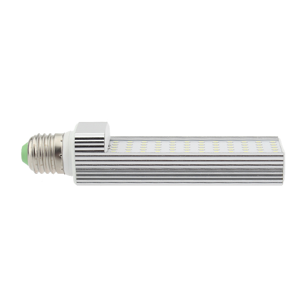 aluminum casting 11w horizontal plug light e27 led lamp ac 85v 110v 220v 265v ultra bright smd 3014 60 led corn bulb