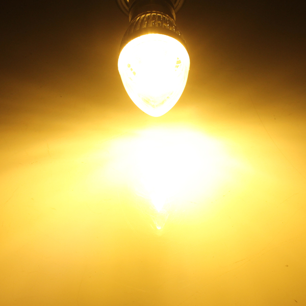 best promotion b22 dimmable 3 led chandelier candle spot lights bulb lamp pure white warm white 220v