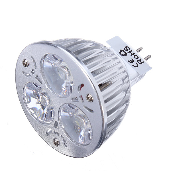 best promotion dimmable mr16 9w 3 led spotlight warm white spot down lights lamp bulb 600lm 12-24v
