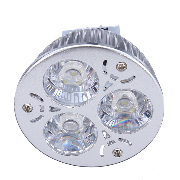 best promotion dimmable mr16 9w 3 led spotlight warm white spot down lights lamp bulb 600lm 12-24v