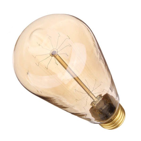 best promotion durable e27 60w incandescent bulb st64 retro lights pendant decoration bulb 220v