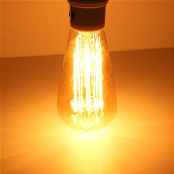best promotion durable e27 60w incandescent bulb st64 retro lights pendant decoration bulb 220v