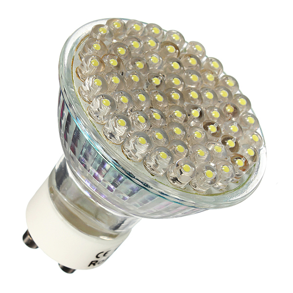 best promotion gu10 60 led 3w pure white spotlight energy saving down light home lamp bulb 220v
