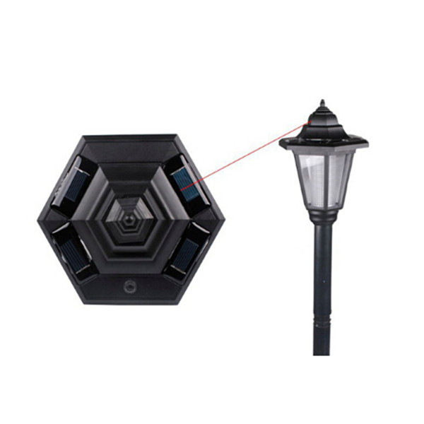 big promation 2015 outdoor led solar lawn lamp hexagon lamp outdoor light landscape garden lamp solar powered hex light