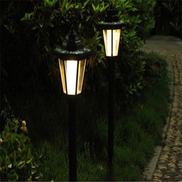 big promation 2015 outdoor led solar lawn lamp hexagon lamp outdoor light landscape garden lamp solar powered hex light
