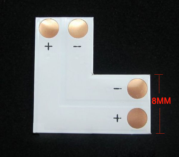 big promation 2pin led connector l shape corner for 10mm 5050 rgb led strip light big promation 2pin led connector l shape corner for 10mm 5050 rgb led strip light