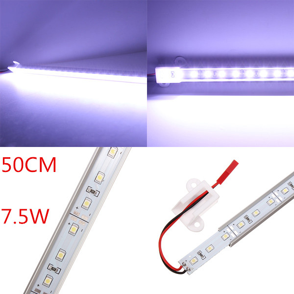 big promation 50cm 7.5w 36 smd 2835 u-shape led rigid strip light for dc 12v