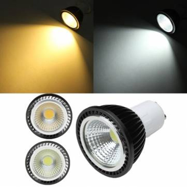 big promation black aluminum cob led spotlight 3w 230lm/w white/warm white gu10 led spotlight bulb ac 85-265v