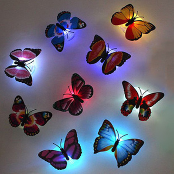 big promation colorful butterfly led night light luminous suction decoration light big promation colorful butterfly led night light luminous suction decoration light