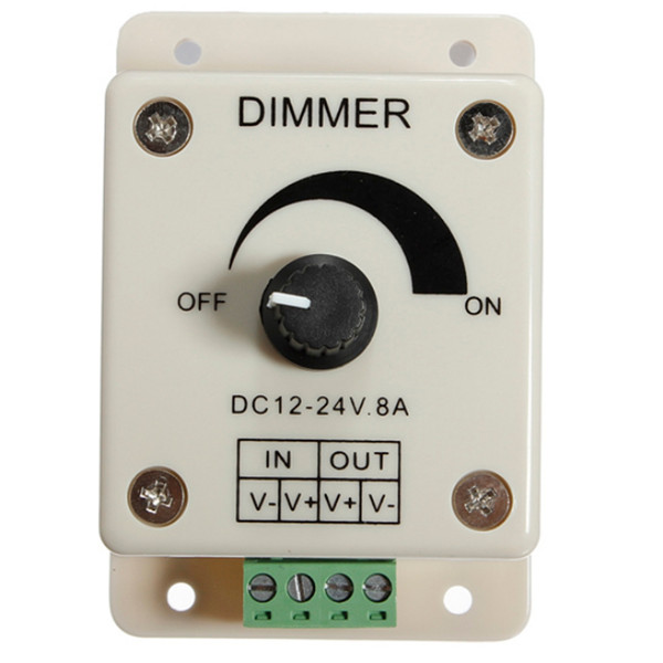 big promation dc12v24v 8a led switch dimmer controller manually rotation led dimmer adjustable bright controller for led strip