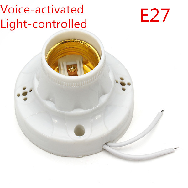 big promation e27 voice-activated light-controlled induction lamp led light holder base switch big promation e27 voice-activated light-controlled induction lamp led light holder base switch