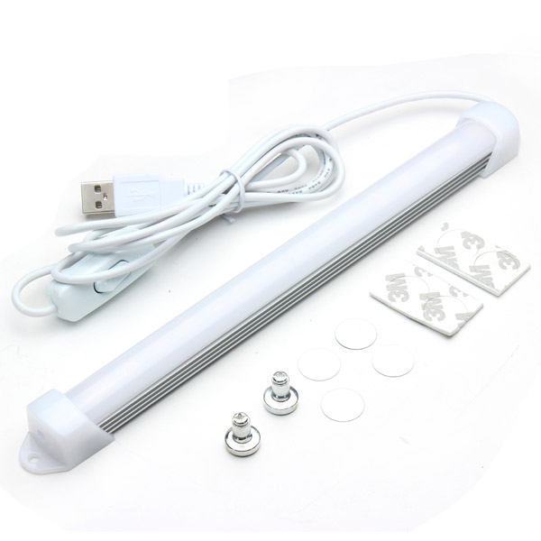 big promation energy saving 23cm 3w 15 smd 5630 white/warm white micro usb with switch led strip lights 5v for students desk