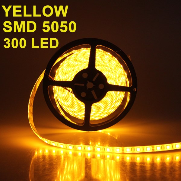 big promation high qaulity ip65 5m 5050 smd led strip light waterproof yellow 300 led for dc 12v big promation high qaulity ip65 5m 5050 smd led strip light waterproof yellow 300 led for dc 12v