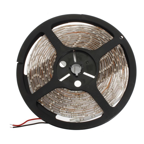 big promation high qaulity ip65 red led strip lights 5m 300 led smd 3528 waterproof for dc 12v