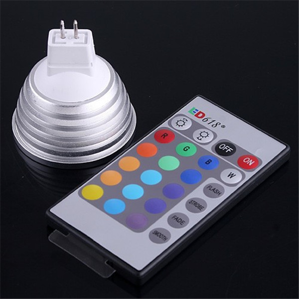 big promation mr16 3w led rgb light 16 colour changing spotlight lamp bulb with ir remote control for dc 12v multicolor dimmable