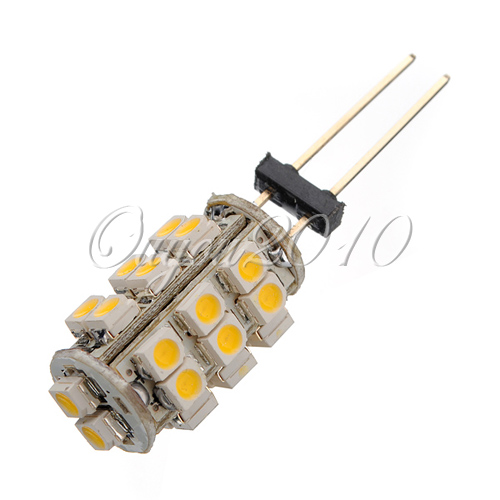 big promotion 2pcs/lot g4 26 led 3528 1210 smd warm white rv marine boat lights bulb lamp dc12v