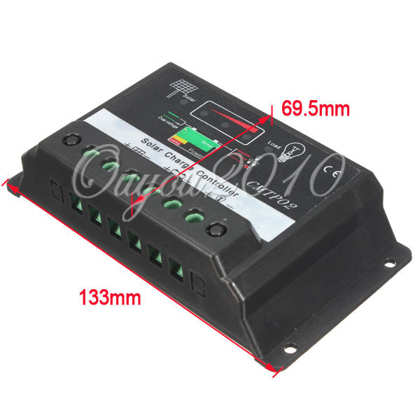 big promotion digital pwm 30a solar panel battery regulator charge controller auto switch 12/24v