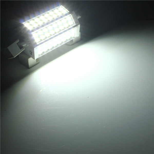 dimmable r7s 118mm 48 led 5730 smd white warm white energy saving floodlight corn light replace lamp bulb 85-265v