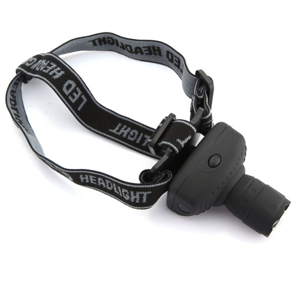 durable 6 mode 3w zoomable led headlamp 100lumen outdoor bicycle fishing headlight head lamp light bulb