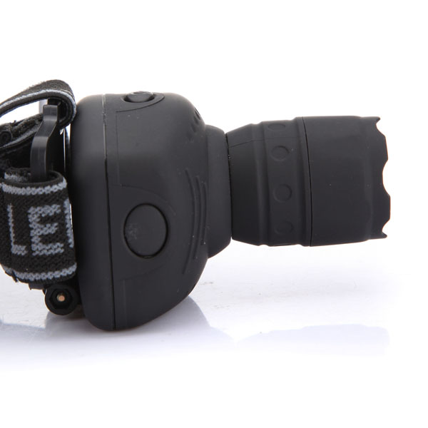 durable 6 mode 3w zoomable led headlamp 100lumen outdoor bicycle fishing headlight head lamp light bulb